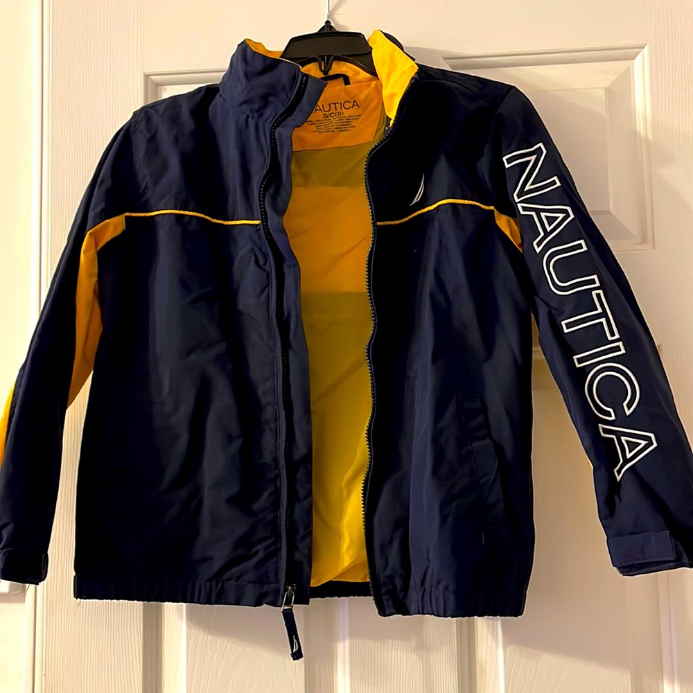 BOYS' WATER-RESISTANT COLORBLOCK NAUTICA JACKET